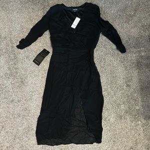 ✨NWT✨ BEBE Clair Lace Inset Black Dress Size 0